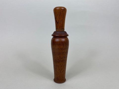 Unknown Wooden Duck Call with Brass Reed (#X3)