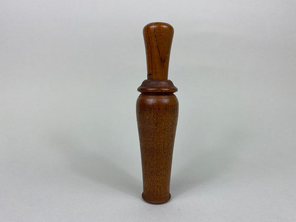 Unknown Wooden Duck Call with Brass Reed (#X3)