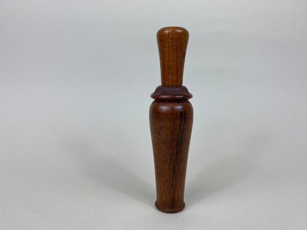 Unknown Wooden Duck Call with Brass Reed (#X3)