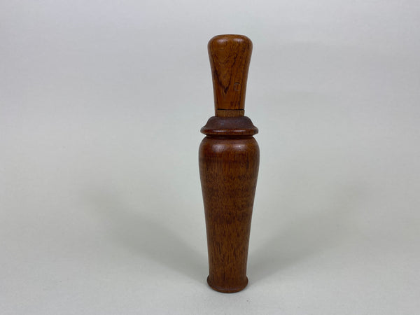 Unknown Wooden Duck Call with Brass Reed (#X3)