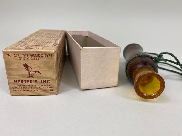 Herters Vit Glodo-Type Duck Call in Original Box (#X50)