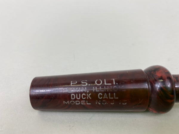 PS Olt Junior Duck Call, Bakelite, Model J-15 (#X59)