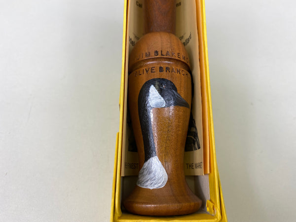 Jim Blakemore Goose Call, Original Box and Paperwork (#X62)