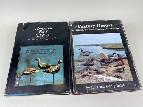 2 Books- Factory Decoys, and American Bird Decoys