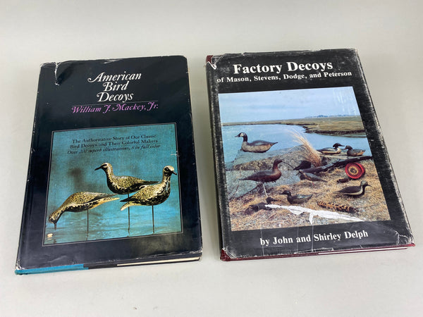 2 Books- Factory Decoys, and American Bird Decoys