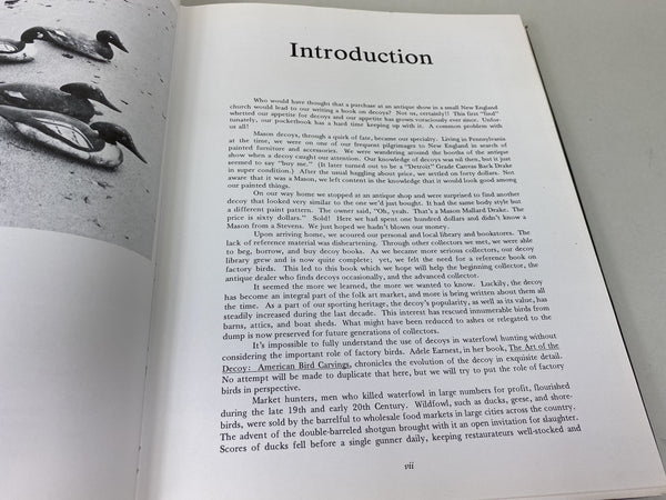 2 Books- Factory Decoys, and American Bird Decoys