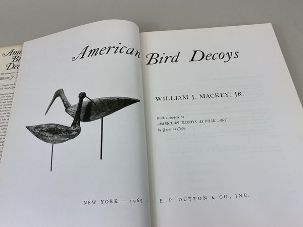 2 Books- Factory Decoys, and American Bird Decoys