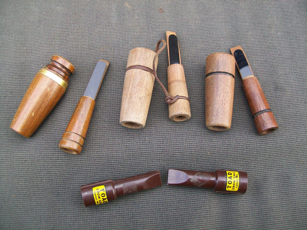 5 Calls- Toad Crow Calls, Cajun Duck Call, Sears Duck Call
