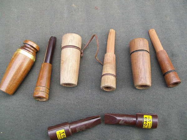 5 Calls- Toad Crow Calls, Cajun Duck Call, Sears Duck Call