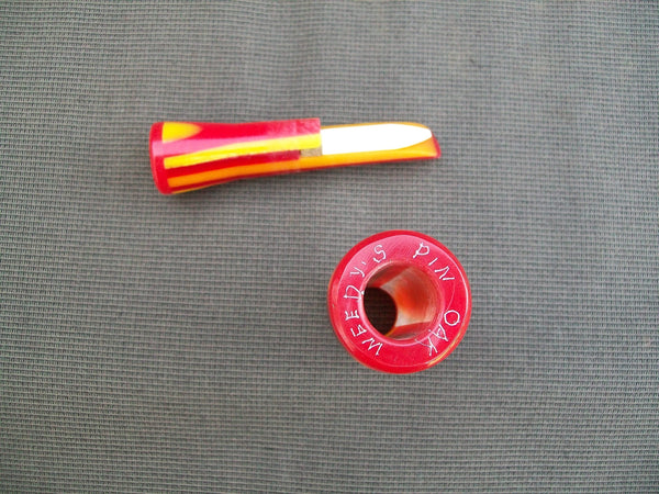 Weedy's Pin Oak -Red, Orange,Yellow, Black, Brown, & Clear  (#F42)