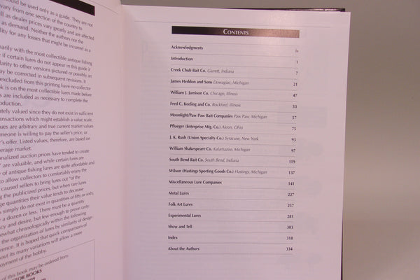 Fishing Lure Collectibles, Identification and Value Guide to Collectible Lures
