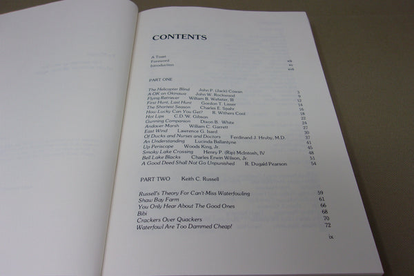 For Whom the Ducks Toll, A Select Gathering of Memorable Waterfowling Tales