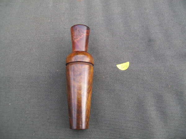 Stofer Duck Call- Rare Brand, Burl Wood (#G16)