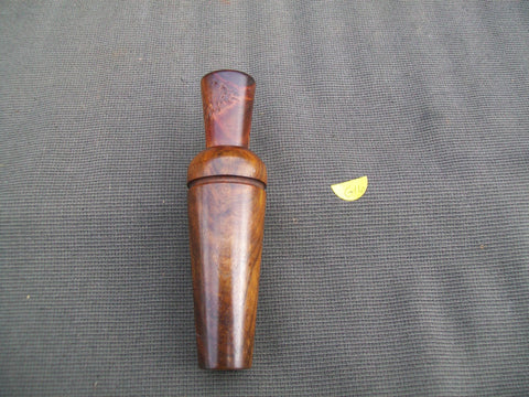 Stofer Duck Call- Rare Brand, Burl Wood (#G16)