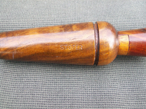 Stofer Duck Call- Rare Brand, Burl Wood (#G16)