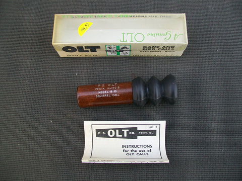 PS Olt Model B-10 Squirrel Call with Original box & Paperwork