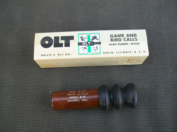 PS Olt Model B-10 Squirrel Call with Original box & Paperwork