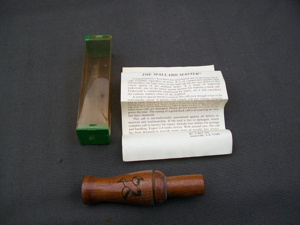 Bryant Duck Call in Box with Paperwork  (#G70)