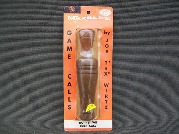 Marbles Game Calls- by Joe "Tex" Wirtz - Duck Call #451 WZ