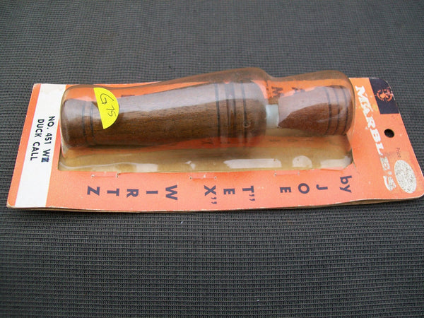 Marbles Game Calls- by Joe "Tex" Wirtz - Duck Call #451 WZ