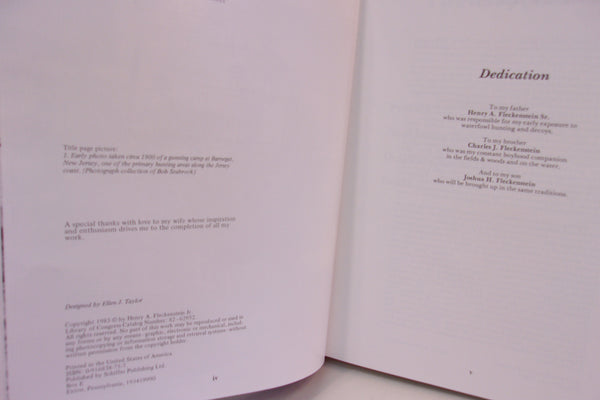 Two Books- Waterfowl of the Chesapeake Bay Country & New Jersey Decoys