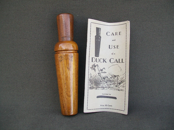 Tru-Tone Duck Call with original booklet- Oak Park Illinois