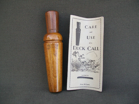 Tru-Tone Duck Call with original booklet- Oak Park Illinois