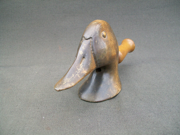 Unique Duck Head Paperweight with Duck Call  (#H63)