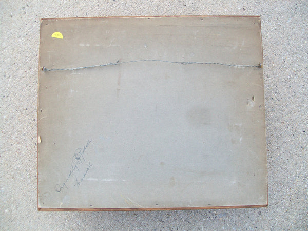 Original R.G. Rodell Diorama Shadow Box with flying Mallards