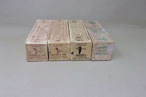 Lot of 4 Herters Calls in boxes