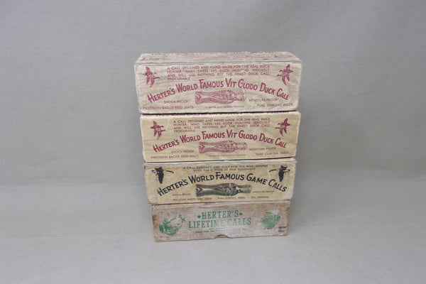 Lot of 4 Herters Calls in boxes