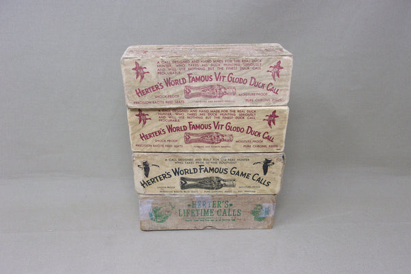 Lot of 4 Herters Calls in boxes