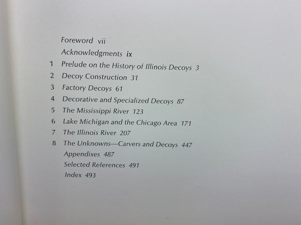 Decoys and Decoy Carvers of Illinois, Hard Cover