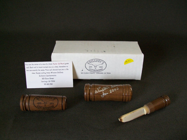2 Calls- Guillory's Leatherworks Duck Call and Pintail Whistle (#JB31)