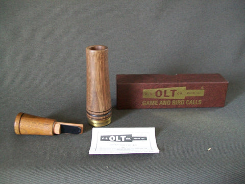 PS Olt Anniversary Wooden Goose Call in Original Box with Paperwork