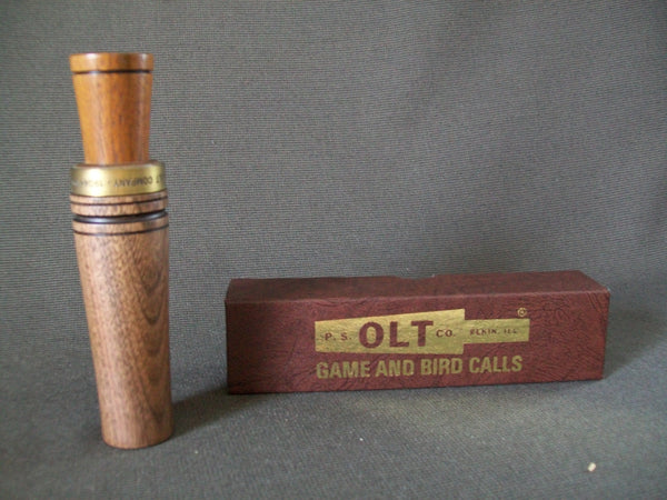 PS Olt Anniversary Wooden Goose Call in Original Box with Paperwork