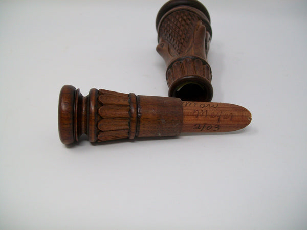 Marv Meyer Carved Triple Headed Duck Call