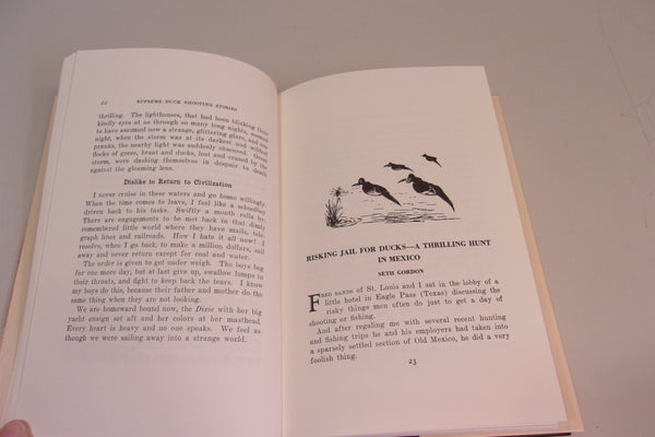 Lot of 2 Books- Supreme Duck Shooting Stories, and The Grand Passage
