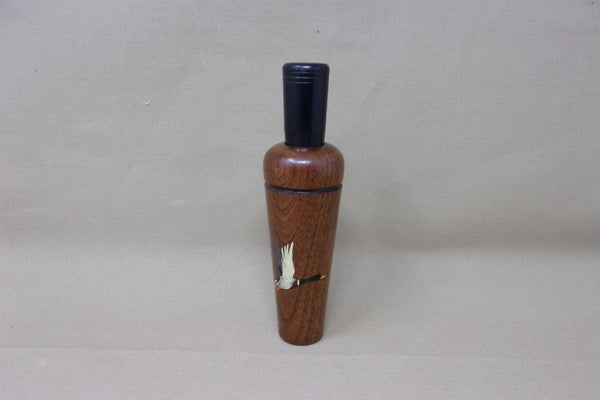 Glynn Scobey Duck Call- signed, painted mallard on barrel  (#Q11)