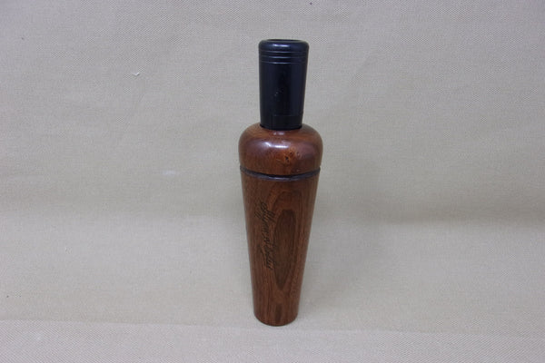 Glynn Scobey Duck Call- signed, painted mallard on barrel  (#Q11)