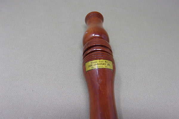 Joe Jaroski, Jr. Goose Flute with Label (#Q27)