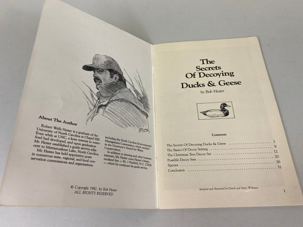 The Secrets of Decoying Ducks & Geese, by Bob Hester
