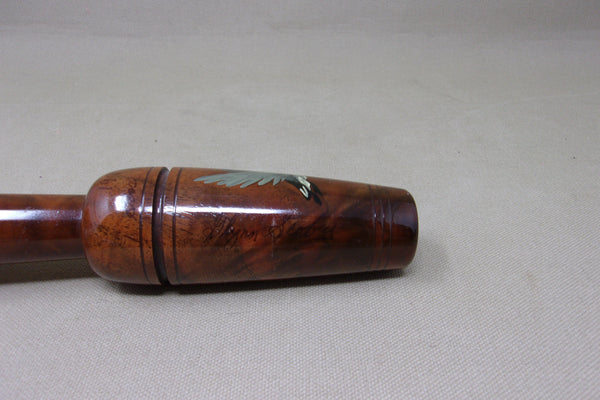 Glynn Scobey Goose Call, 2 Flying Geese on Barrel (#V93)