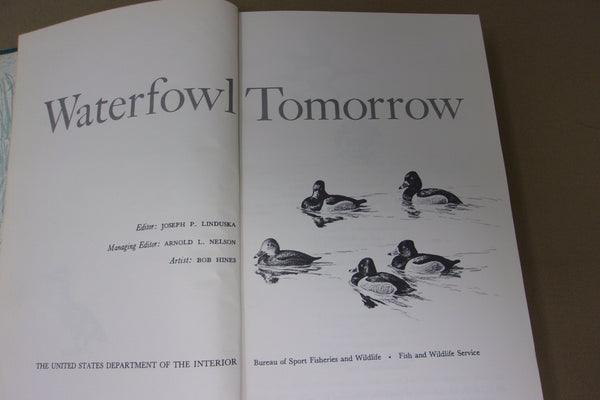 Waterfowl Tomorrow- United States Dept of The Interior