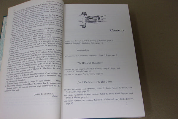 Waterfowl Tomorrow- United States Dept of The Interior