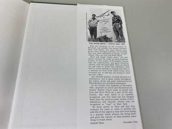 Two Books- L.T.Ward & Bros. Wildfowl Counterfeiters & Wild Fowl Decoys