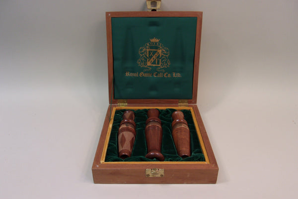 3 Royal Game Calls in Original Display Case (#X1)