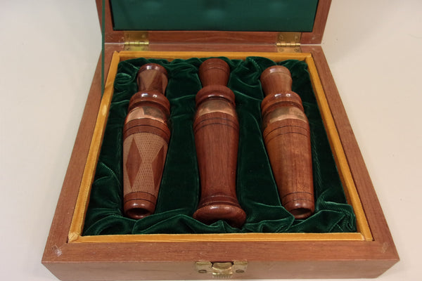 3 Royal Game Calls in Original Display Case (#X1)