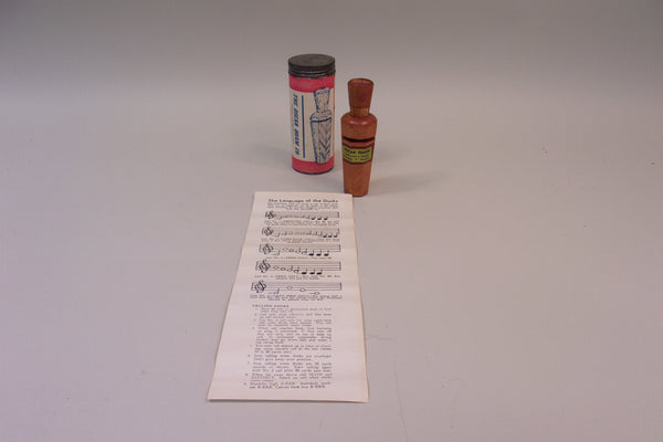 Oscar Quam Octagon Duck Call, Original Shipping Tube and Paperwork (#X26)