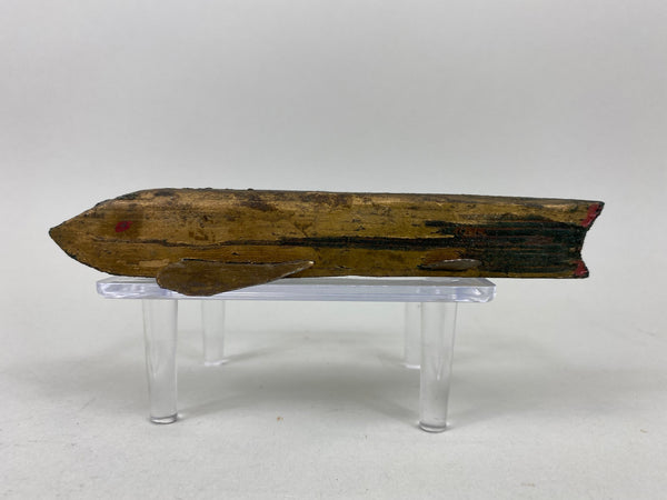 Golden Shiner Fish Spearing Decoy, 1930's (#X83)